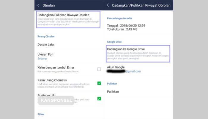 4 Cara Backup Restore Chat Line 100 Berhasil