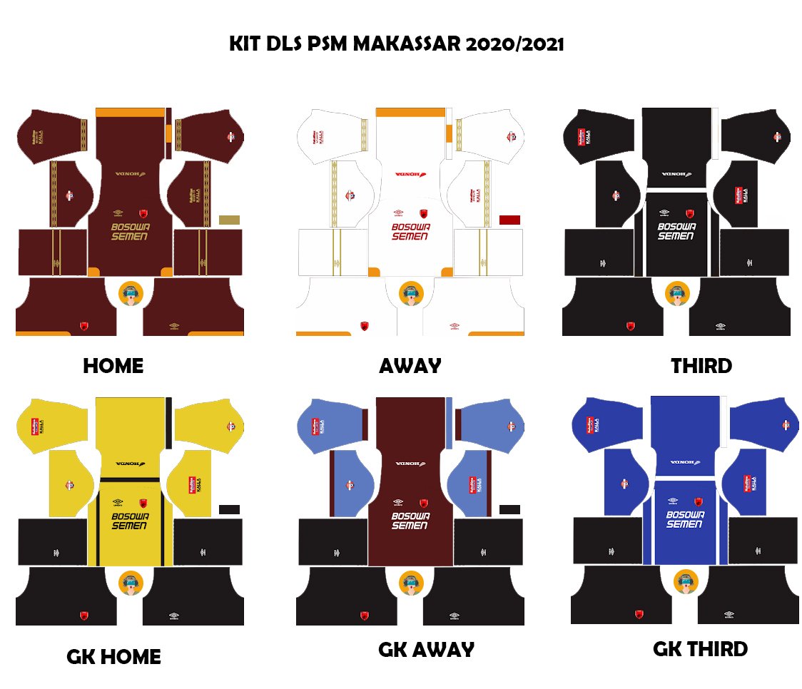 Kit DLS Liga 1 Indonesia 2020/2021 (Persija, Persib, Arema